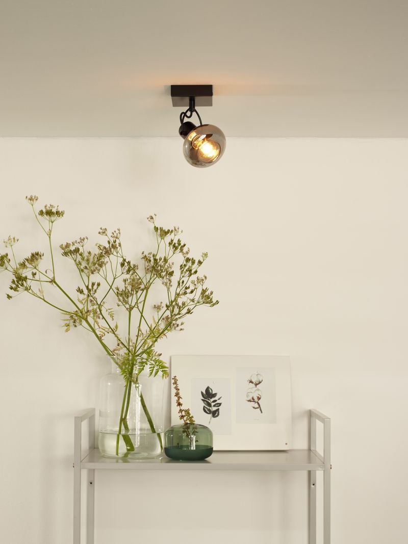 Lucide MADEE - Stropné bodové svietidlo - 1xE14 - Čierne